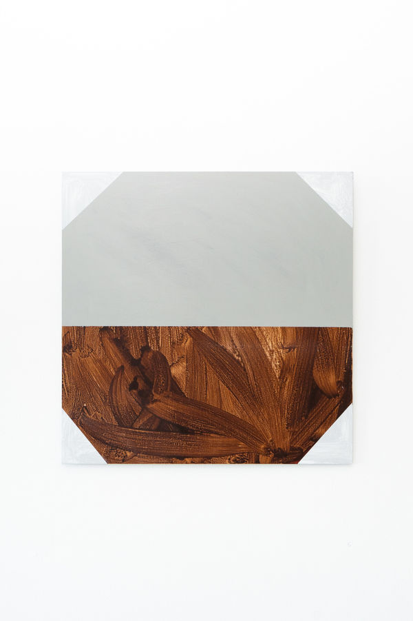 Richard van der Aa, Earth Moving ii, Acrylic on aluminium panel, 600 x 600mm