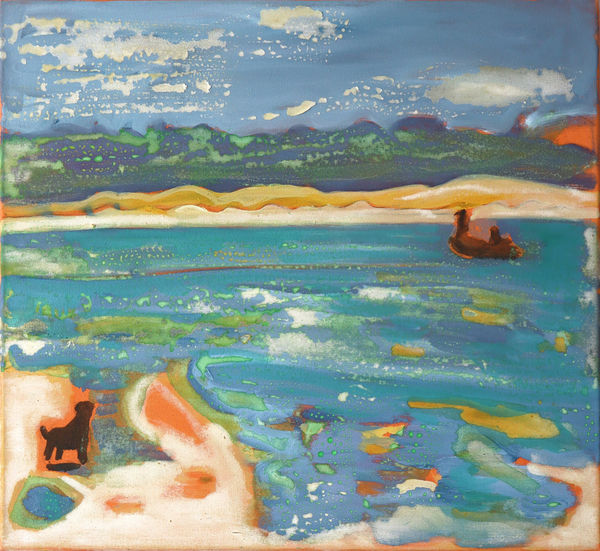 Billy McQueen, Kuri watching the Boat, 2025