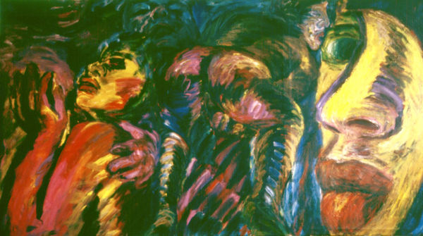 Clair de Lune, 1987 Oil on canvas 165 x 295cm