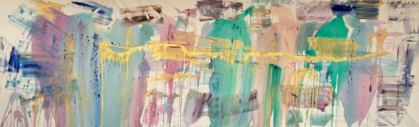 Heartbeat, 2024 60 x 169 in.