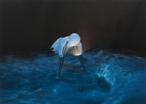 Gabriel Abrantes - Ghost Looking at Smartphone