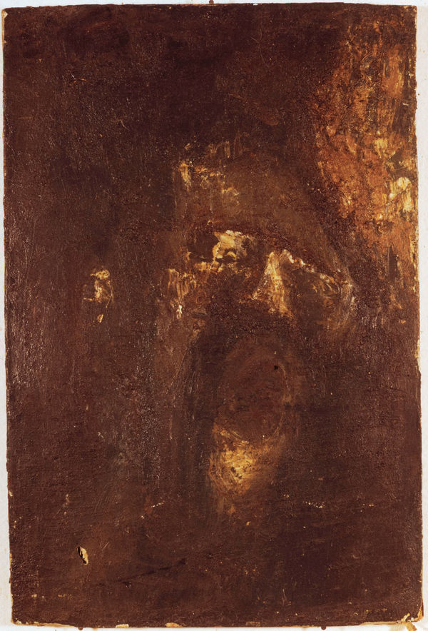 Frank Bowling, Screaming Head, 1959