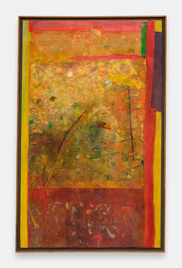 Frank Bowling, And SN's Bookmark II, 1998