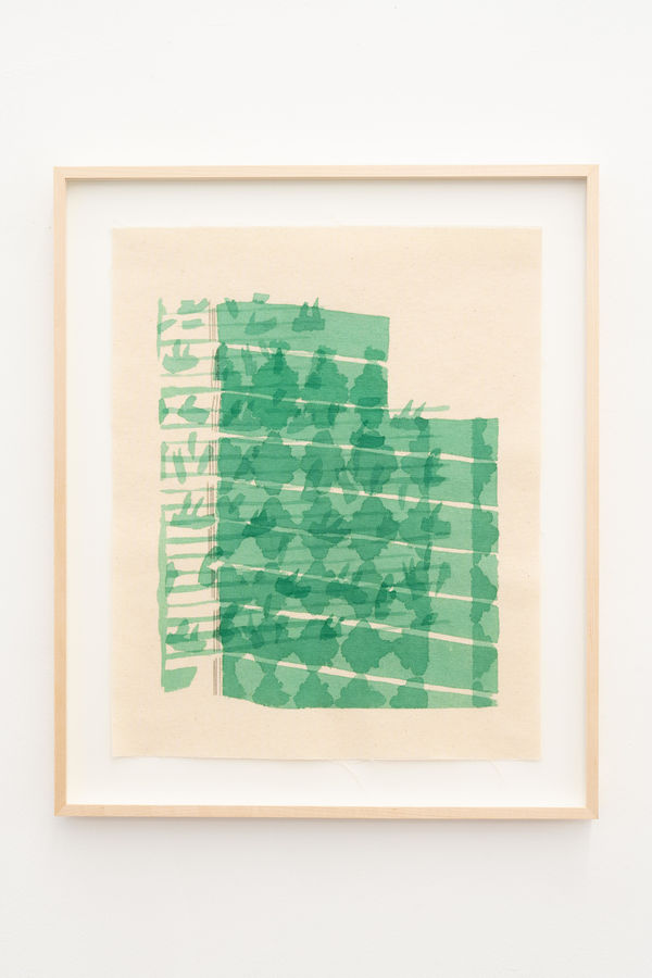 Philine Vanrafelghem, studie voor wand gewand mauer IV (nr 2), 2023