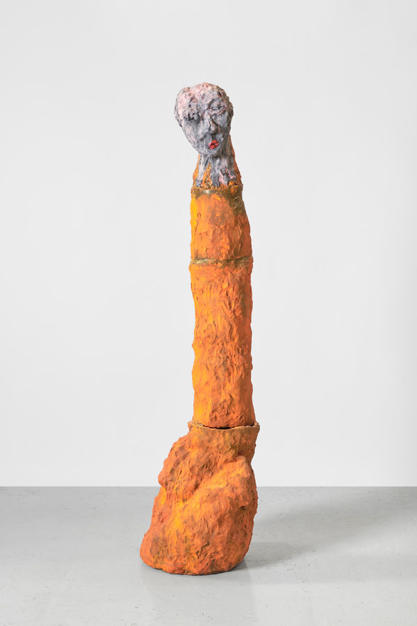 DANIEL SILVER, Heart, Orange, 2020