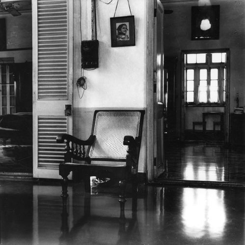 DAYANITA SINGH Eva Ray's baby photo 2002, 2003 Silver gelatin print on aluminium 25 x 25 cm 9.8 x 9.8 in Edition of 7