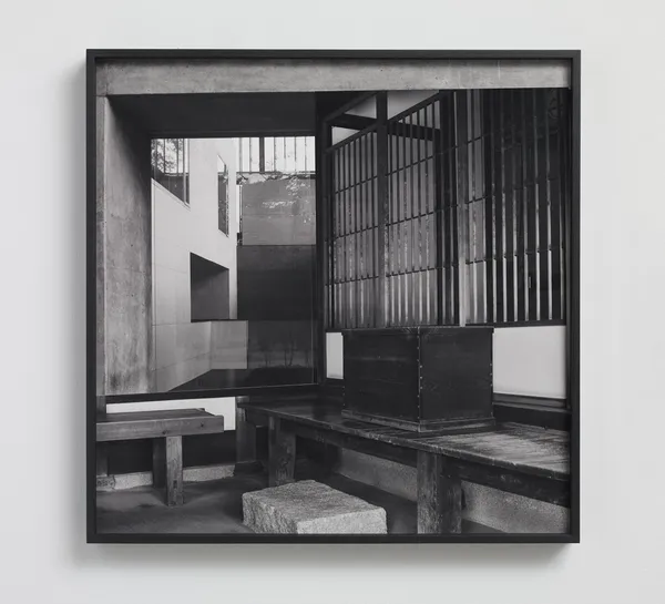 DAYANITA SINGH Montage XV, 2019 Black and white archival pigment prints, archival tissue 61 x 61 x 4.5 cm (framed) Edition of 3