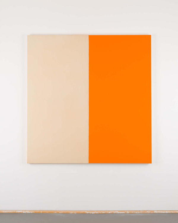 CALLUM INNES, Exposed Painting Cadmium Orange, 1995