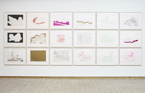 THOMAS SCHÜTTE Frauen Series C, 2006 Set of 18 Etchings 61 x 81 cm 24 x 31.9 in Edition of 35