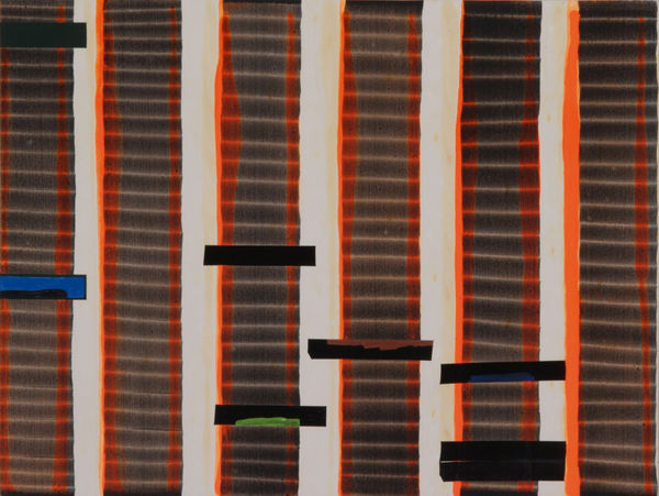 JUAN USLÉ Ya Ilegan, 2005 Mixed media on canvas and board 46 x 61 cm 18.1 x 24 in