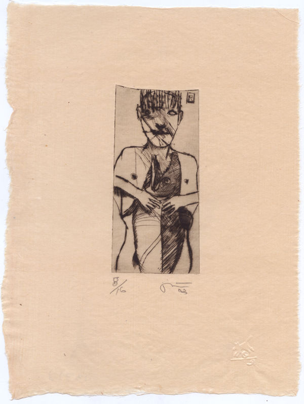 Rick Bartow, Salmon Boy, 2003