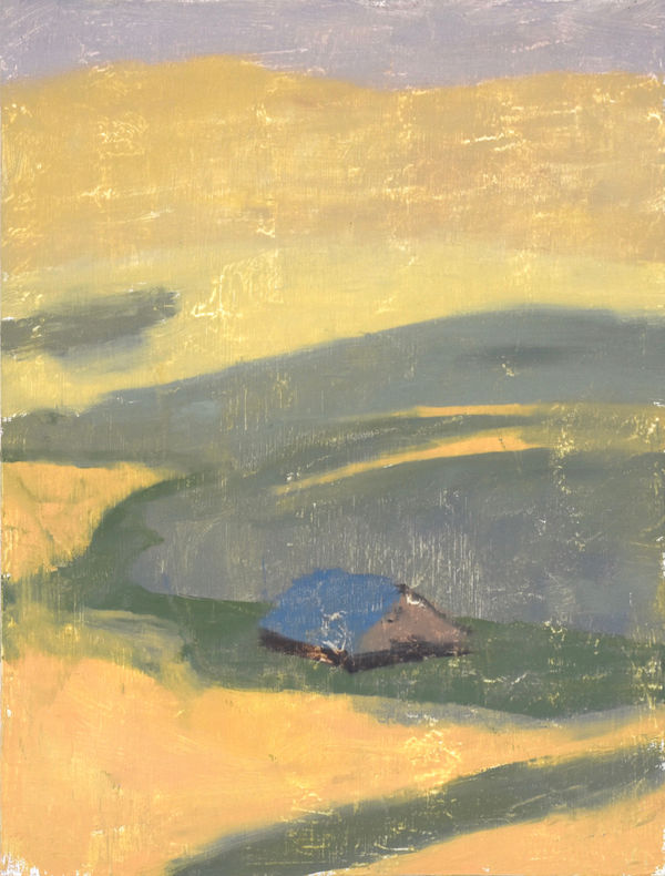 Benny Fountain, Nestled Barn, Evening, Harvest, 2021