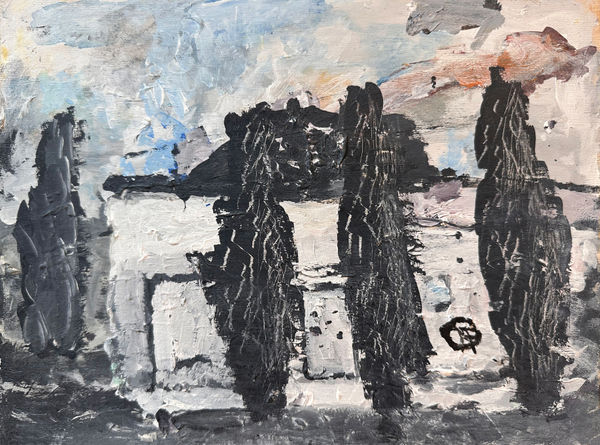 Tom Prochaska, Teeth / Untitled (trees), 2024