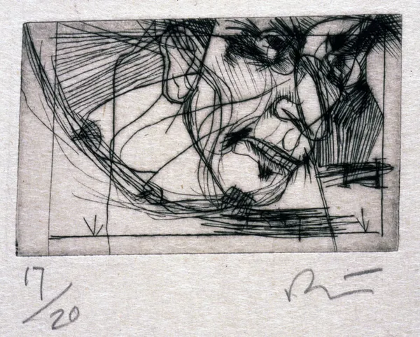 Rick Bartow, Looking Left, 2000