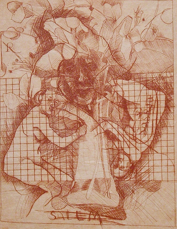 Rick Bartow, Flowers for Saskia, 2006