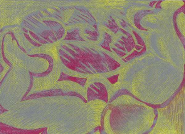 V. Maldonado, Entwined Figures, 2021