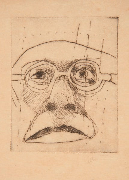 Rick Bartow, Frog Self, 2015