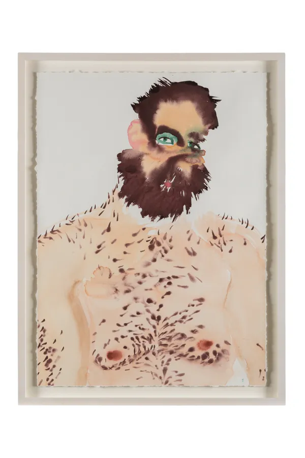 Nadine Faraj The heart is right, 2015 Watercolour on paper / Acuarela sobre papel 76 x 60 cm 29 7/8 x 23 5/8 in