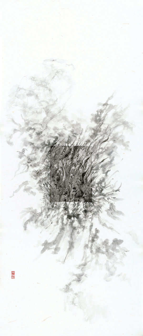 Arnold Chang & Michael Cherney, After Guo Xi's Deep Valley 仿郭熙的幽谷圖, 2019