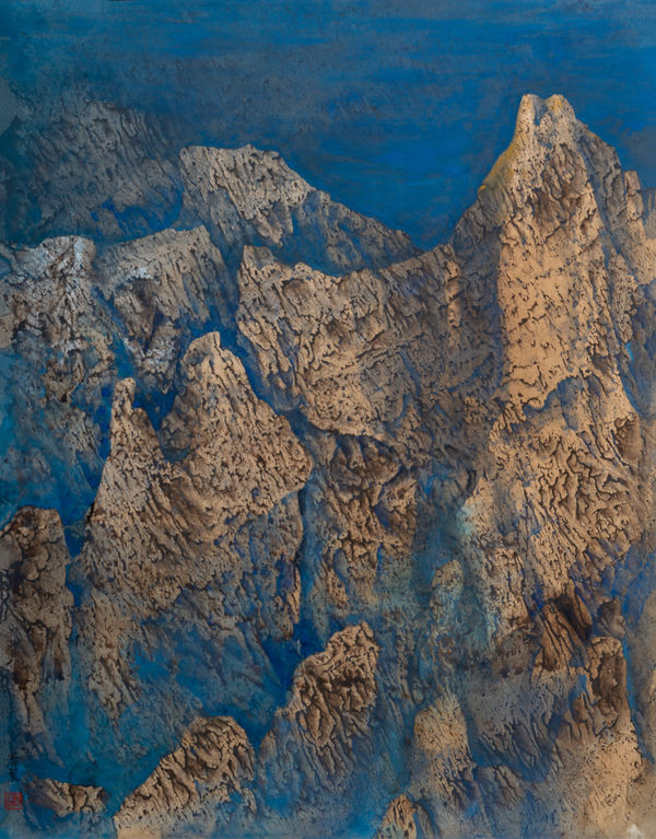 Wang Mansheng, At Night, Going out from Western Archery Hall, 2021