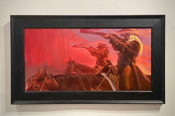 Sure Shots 18x36 Series: Rust, Dust & Lust Oil on canvas