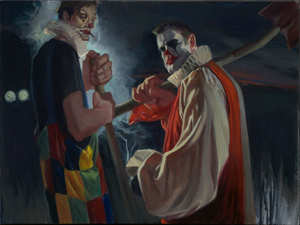 Deserve Has Nothing to Do With It Edition of 50 plus 5 AP 30x40 inches Series: LUCK Hand embellished giclee on canvas