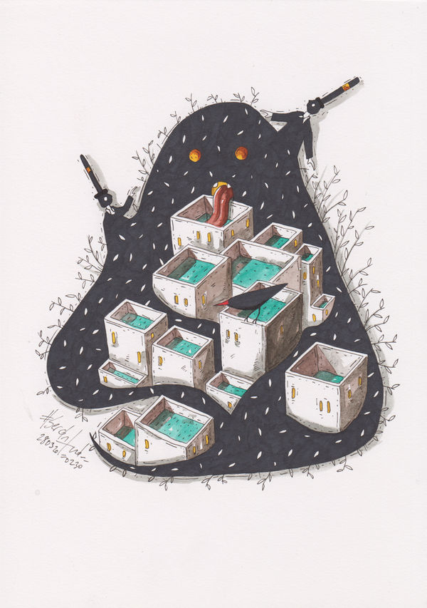 Halil Sercan Tunalı, Karanlık / Dark, 2020