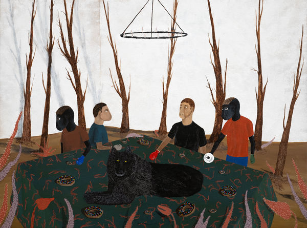 İlker Kayalı, Kurtlar Sofrası / Table of Wolves, 2024