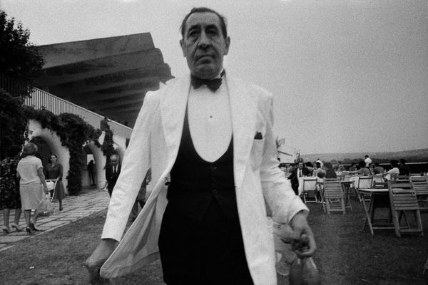 Ramón Masats, Hipódromo de la Zarzuela, Madrid, 1961.