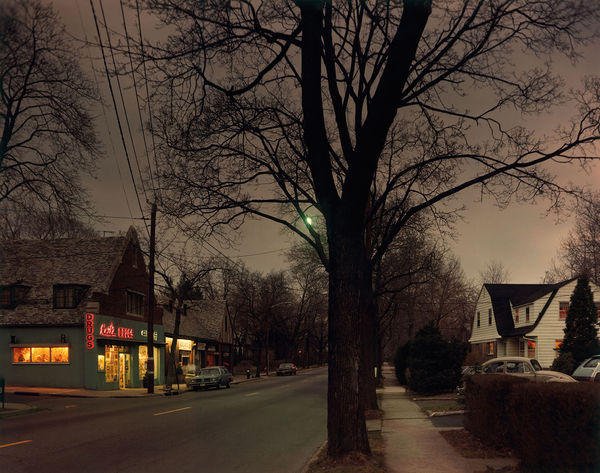 Joel Meyerowitz, Dusk, New Jersey, 1978.