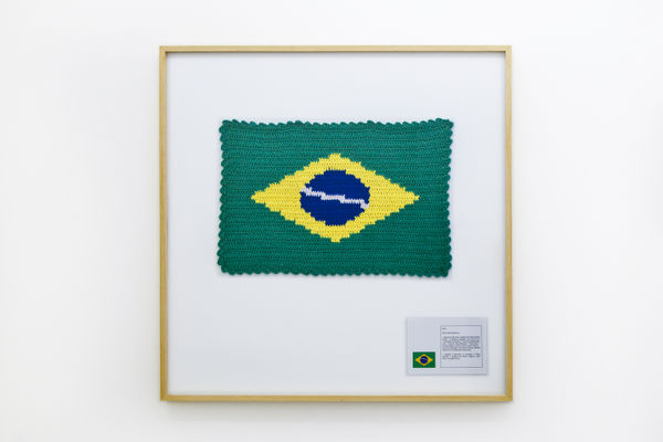 Jaime Lauriano, Bandeira Nacional #2 (National Flag #2), 2015