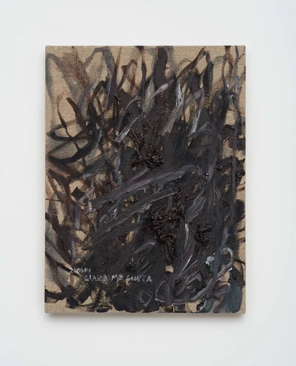 Panmela Castro 210614 Clara me Surta, série Expurgo [210614 Clara Freaks me Out, from Purge serie], 2021 óleo sobre tela [oil on canvas] 40 x 30 x 4 cm 15 3/4 x 11 3/4 x 1 5/8 in