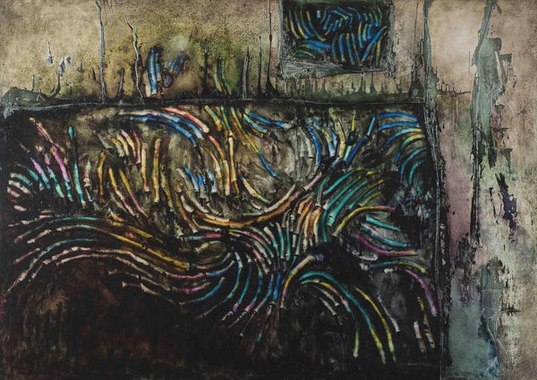 Simon Hantaï, Sans titre, 1955