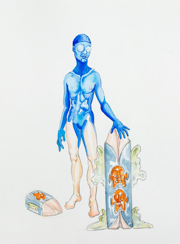 Croquis préparatoire 10, 2022 Agathe Brahami Ferron