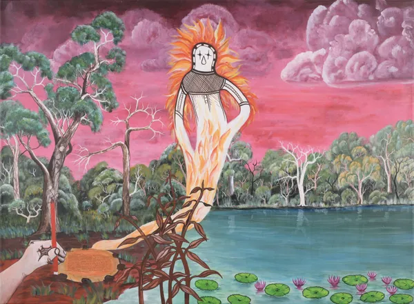 Marshall Bell, Rubbing Out Aboriginal History, CA. 1992