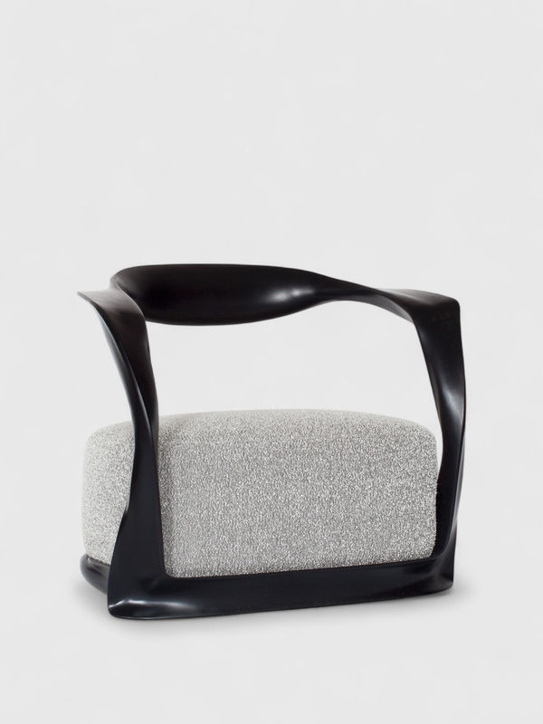 Sculptural Twist Chair (Ebonized)