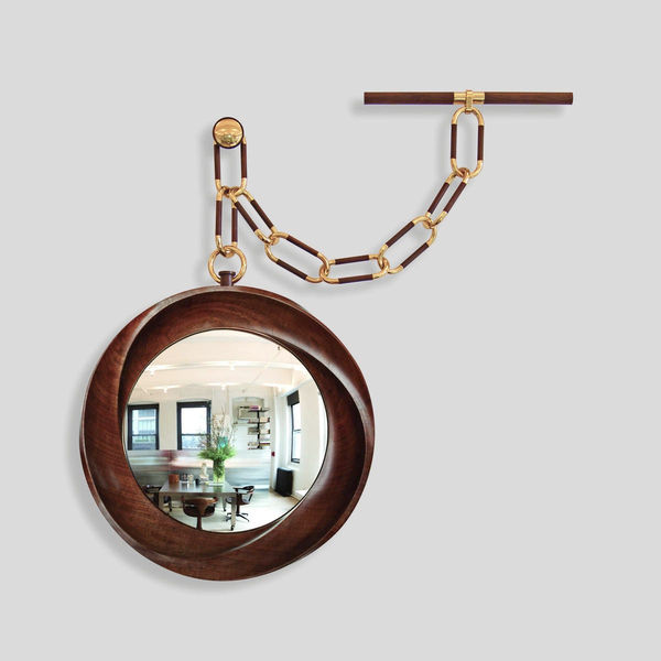 ‘Montre A Gousset’ Mirror (Walnut)