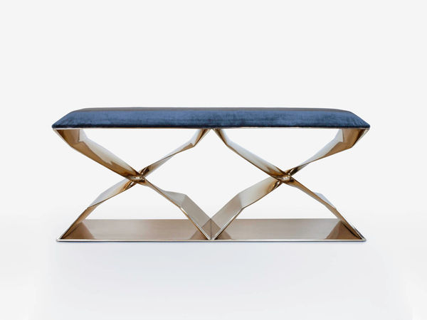 Sculptural Twist Xx Bench (Bronze)
