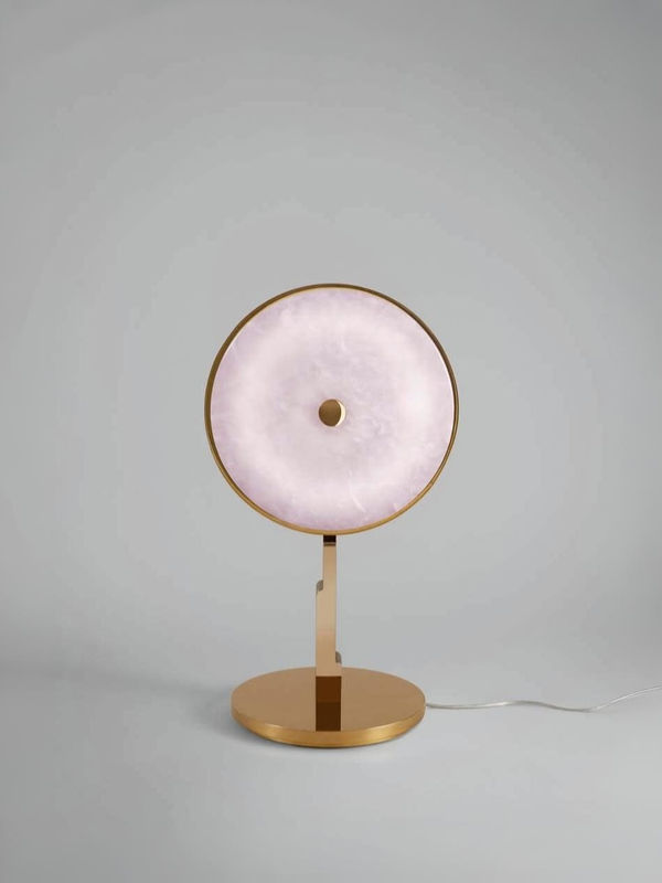 JinShi Pink Jade Table Light