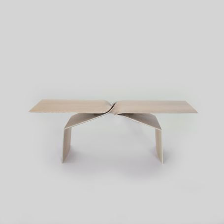 Sculptural Coffee Table (Cerused)