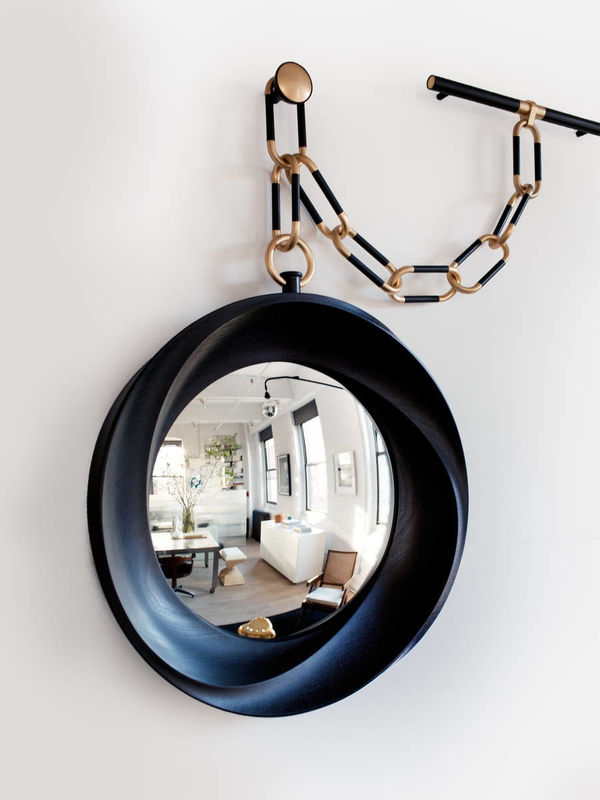‘Montre A Gousset' Mirror (Ebonized)