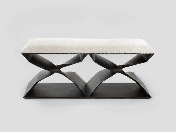 Sculptural Twist Xx Bench (Ebonized)