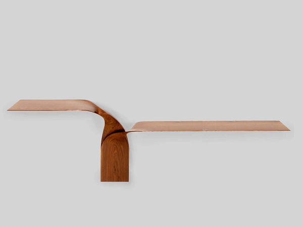 Sculptural Twist Two Armed Console