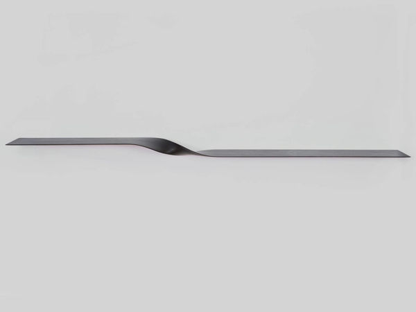 Sculptural Twist Shelf (Ebonized)