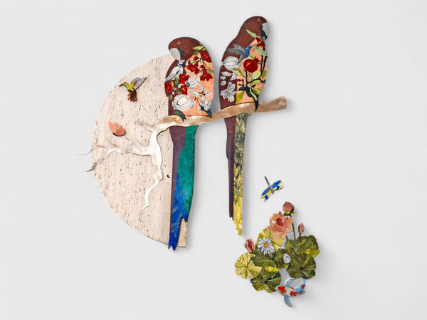 Meherunnisa Asad Two Macaws