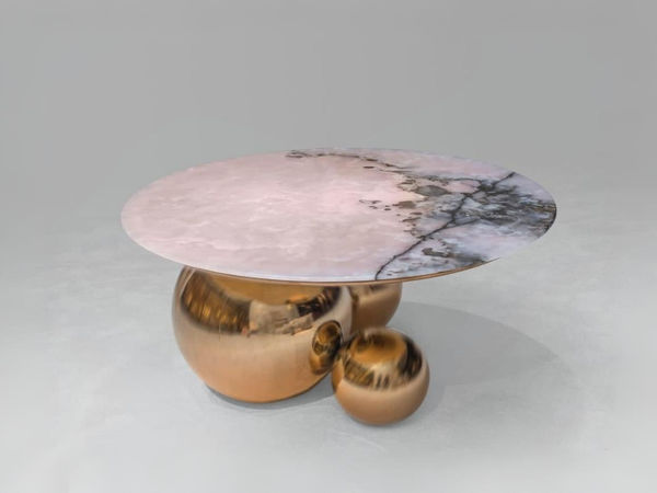 JinShi Pink Jade Coffee Table #1