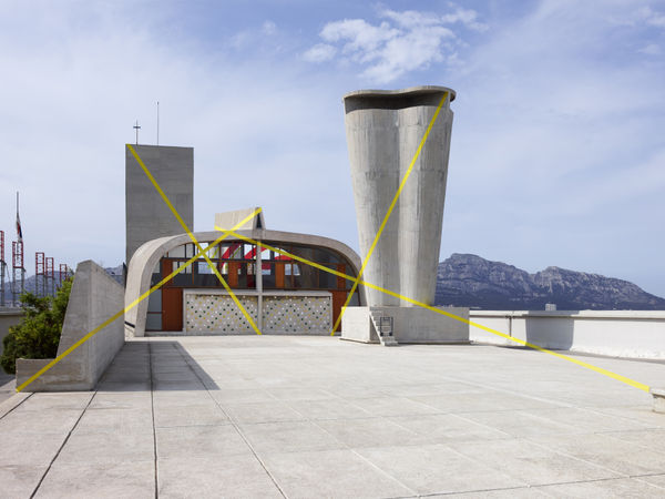 Felice VARINI, Quatre droites aux trois croisements, 2016