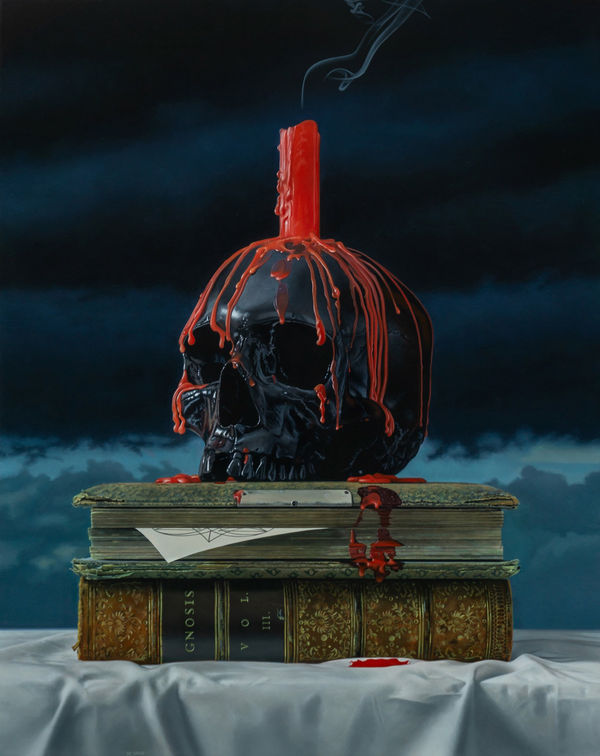 Jason De Graaf, Black Skull, 2024