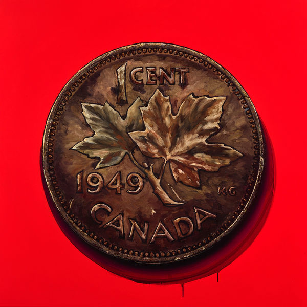 James Lahey, 1 Cent Portrait, 1949 (Made in Canada 3 – A Memoir), 2019-2020