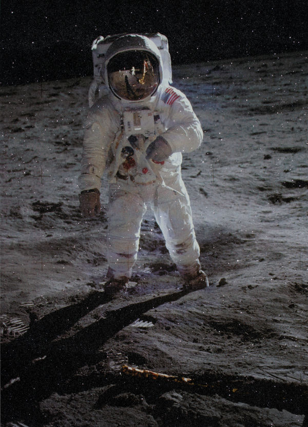 Russell Young, Man on the Moon. Mott the Hoople and the game of life. Yeah yeah yeah yeah, 2024